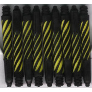 1.5 inch short spiroline dart shafts