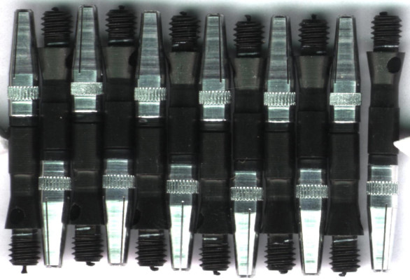 extra short aluminum spinning dart shafts