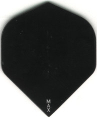 All Black POWER MAX Dart Flights