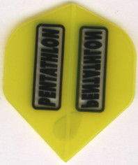Yellow PENTATHLON Dart Flights