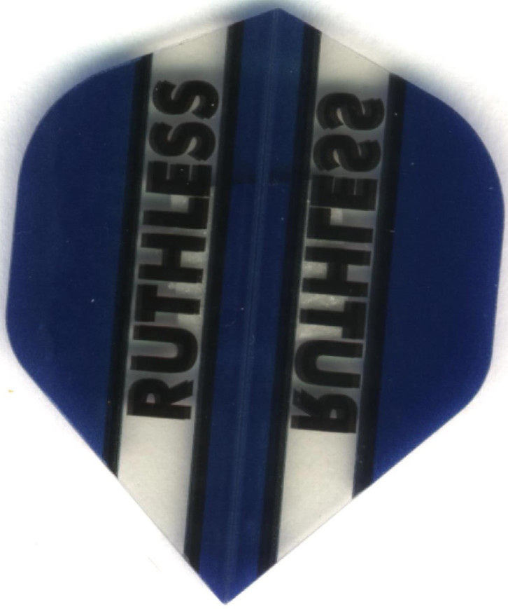 BLUE/CLEAR RUTHLESS Dart Flights