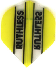 YELLOW/CLEAR RUTHLESS Dart Flights