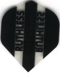 BLACK/CLEAR RUTHLESS Dart Flights