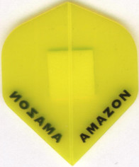 YELLOW Transparent AMAZON Dart Flights