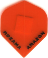 ORANGE Transparent AMAZON Dart Flights