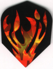 Holographic Flame Dart Flights