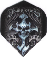 Devils Cross Dart Flights