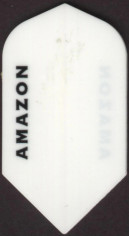 White AMAZON Slim Dart Flights
