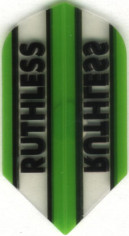 Green/Clear RUTHLESS Slim Dart Flights