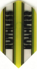 Yellow/Clear RUTHLESS Slim Dart Flights