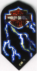 Harley Davidson Lightning Strike Slim Dart Flights