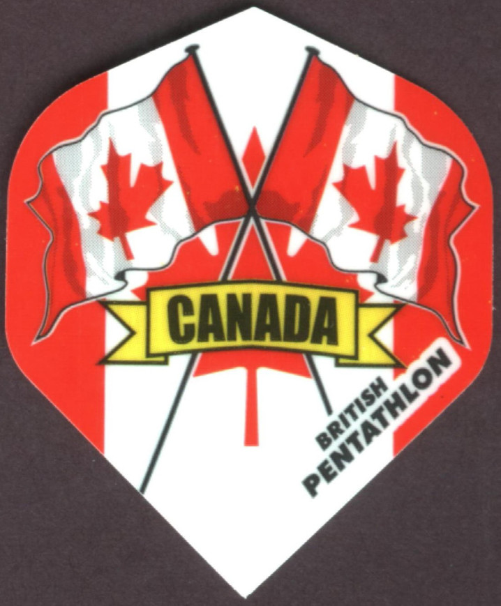 Flag of Canada Pentathlon Dart Flights