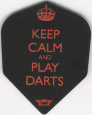 "Keep Calm and Play Darts" Dart Flights