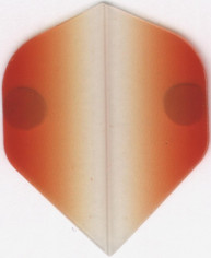 Orange and Clear Dart Flights