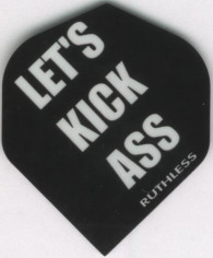 "Let's Kick Ass" Dart Flights