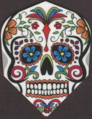 Mexican Death Skull Dart Flights Mexican Death Skull Dart Flights