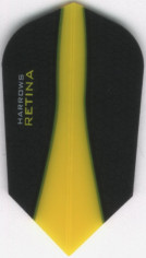 Yellow RETINA Slim Dart Flights