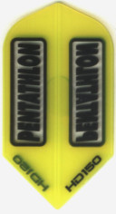 Yellow Pentathlon HD150 Slim Dart Flights