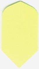 Neon Yellow Slim Cut Nylon Dart Flights Neon Yellow Slim Cut Nylon Dart Flights