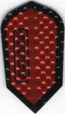 Metalic Red and Black Slim Dimplex Dart Flights
