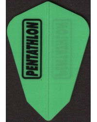 Pentathlon Plain Dart Flights 1-10 Sets Tough Neon Solid Colours Fantail 