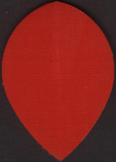 Red Teardrop Cut Nylon Dart Flights Red Teardrop Cut Nylon Dart Flights