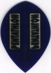 Blue PENTATHLON Teardrop Cut Dart Flights