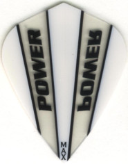 White & Clear POWER KITE Dart Flights White & Clear POWER KITE Dart Flights