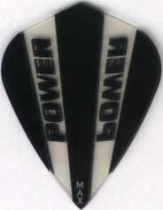 Black & Clear POWER KITE Dart Flights Black & Clear POWER KITE Dart Flights