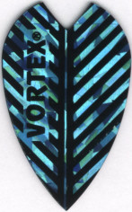 Blue Vortex Cut Dart Flights Blue Vortex Cut Dart Flights