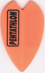 Neon Orange PENTATHLON Mini Vortex Cut Dart Flights Neon Orange PENTATHLON Mini Vortex Cut Dart Flights