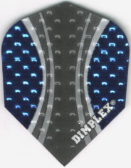 Blue & Grey Dimplex Dart Flights