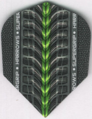 Green SUPERGRIP Dimplex Dart Flights