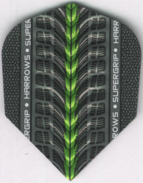 Green SUPERGRIP Dimplex Dart Flights