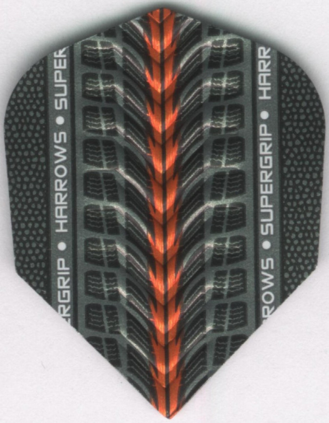 Orange SUPERGRIP Dimplex Dart Flights