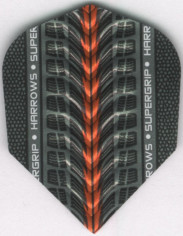Orange SUPERGRIP Dimplex Dart Flights
