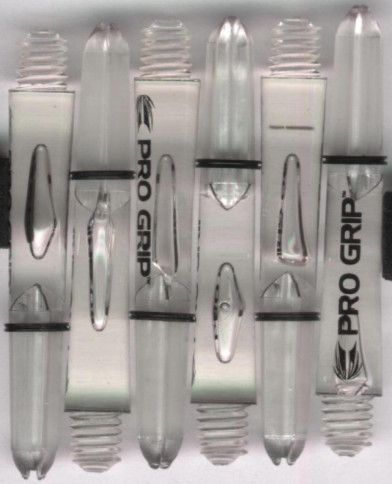 1.5in. Clear Pro Grip Vision Dart Shafts 1.5in. Clear Pro Grip Vision Dart Shafts