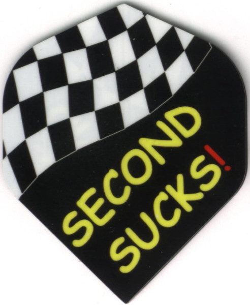 "Second Sucks" Dart Flights