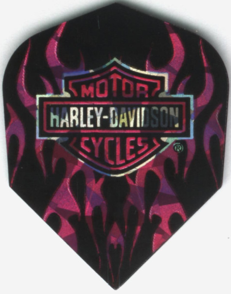 HARLEY-DAVIDSON Pink Flames Dart Flights