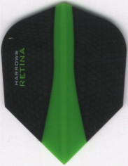 Green HARROWS RETINA Dart Flights