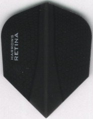 Black HARROWS RETINA Dart Flights