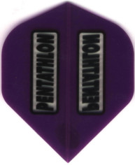 Purple Pentathlon Dart Flights