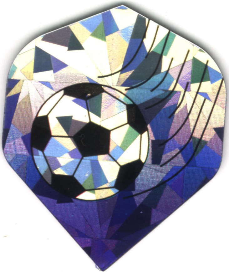 Holographic Soccer Ball Dart Flights