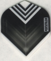 Black "Vizion V" PENTATHLON Dart Flights