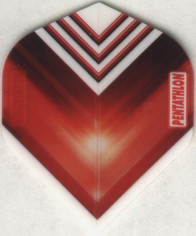 Red "Vizion V" PENTATHLON Dart Flights: 3 per set
