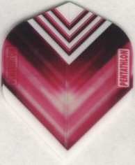 Pink "Vizion V" PENTATHLON Dart Flights
