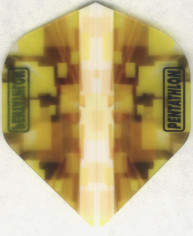Yellow RUBIK PENTATHLON Dart Flights