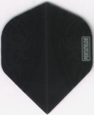 Black on Black PENTATHLON V-SWISH Dart Flights