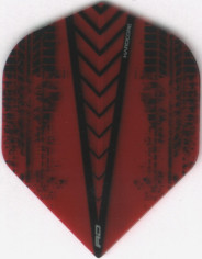 Red HARDCORE Dart Flights
