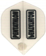 Clear Pentathlon Dart Flights